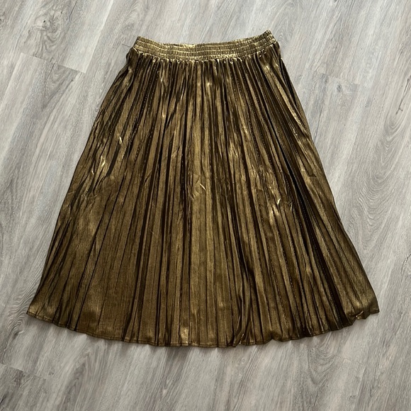 Endless Rose Dresses & Skirts - Endless Rose Gold Pleat Skirt - M